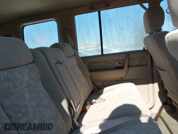 2000 Isuzu Trooper S with VIN JACDJ58X7Y7J06010, listed as a IAAI auction lot 42002763 with 165,285 mi miles and . Bid and sale history available at DreamBid. Image 8.