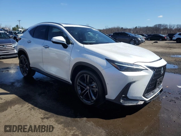 2024 Lexus NX 450h+ Luxury z VIN JTJHKCFZ0R2040386, wystawiony jako Copart lot #50497555 z przebiegiem 18 410 mil mil oraz Szkoda całkowita • Salvage title. Historia ofert i sprzedaży dostępna na DreamBid. Obrazek 4.