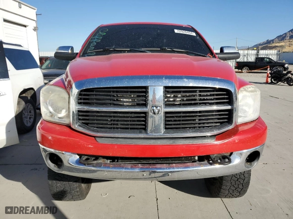 2007 Dodge Ram 2500 SLT with VIN 1D7KS28C07J510064, listed as a Copart auction lot 72928404 with 208,230 mi miles and Salvage Title. Bid and sale history available at carsss.com. Image 5.