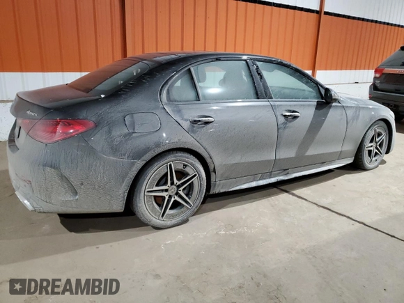 2023 Mercedes-Benz C 300 with VIN W1KAF4HB2PR135234, listed as a Copart auction lot 86128134 with Not Provided miles and Non Repairable. Bid and sale history available at DreamBid. Image 3.