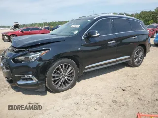 2020 Infiniti QX60 Luxe with VIN 5N1DL0MN7LC500234, listed as a Copart auction lot 53195315 with 116,020 mi miles and Salvage Title. Bid and sale history available at DreamBid. Image 1.
