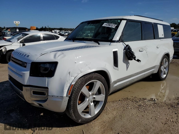 2023 Land Rover Defender z VIN SALEVFEU4P2217208, wystawiony jako Copart lot #43582325 z przebiegiem 9 031 mil mil oraz Szkoda całkowita • Salvage title. Historia ofert i sprzedaży dostępna na DreamBid. Obrazek 1.