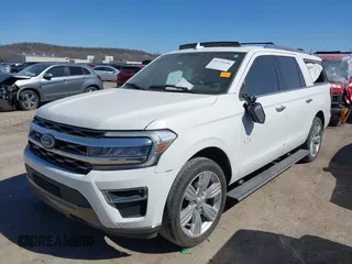 2022 Ford Expedition Max King Ranch with VIN 1FMJK1PT3NEA47209, listed as a IAAI auction lot 41739106 with 59,426 mi miles and . Bid and sale history available at DreamBid. Image 2.