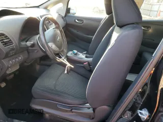 2015 Nissan LEAF SV with VIN 1N4AZ0CPXFC332849, listed as a Copart auction lot 47078555 with 77,339 mi miles and Salvage Title. Bid and sale history available at carsss.com. Image 7.