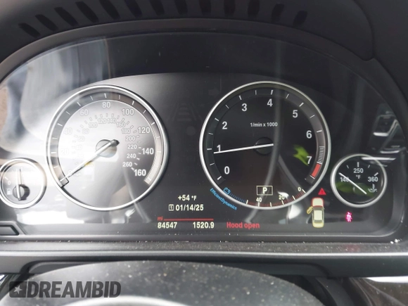 2016 BMW 5 Series 535i with VIN WBA5B1C58GG134444, listed as a IAAI auction lot 41335040 with 84,547 mi miles and . Bid and sale history available at DreamBid. Image 7.