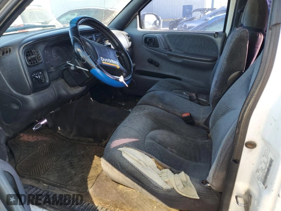 1999 Dodge Dakota SLT with VIN 1B7GL22XXXS142379, listed as a Copart auction lot 88269495 with 0 mi miles and Salvage Title. Bid and sale history available at carsss.com. Image 7.