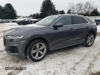2019 Audi Q8 Premium Plus with VIN WA1BVAF10KD040021, listed as a Copart auction lot 88697425 with 79,295 mi miles and Salvage Title. Bid and sale history available at carsss.com. Image 1.