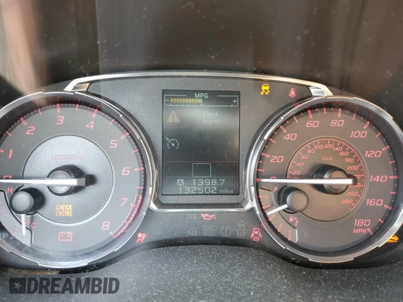 2016 Subaru WRX Premium с VIN JF1VA1E62G9809923, выставлен на аукционе Copart как лот 51899045 с пробегом 132 502 миль миль и Списание • Salvage title. История ставок и продаж доступна на DreamBid. Изображение 9.