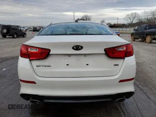 2015 Kia Optima LX with VIN KNAGM4A78F5608573, listed as a Copart auction lot 44223355 with 80,715 mi miles and Salvage Title. Bid and sale history available at carsss.com. Image 6.