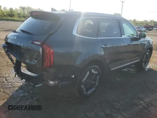 2024 Kia Telluride S with VIN 5XYP6DGC4RG455493, listed as a Copart auction lot 70184074 with 4,067 mi miles and Salvage title. Bid and sale history available at DreamBid. Image 3.
