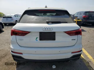 2020 Audi Q3 S line Premium Plus with VIN WA1EECF36L1030607, listed as a Copart auction lot 54425725 with 45,796 mi miles and Salvage Title. Bid and sale history available at carsss.com. Image 6.