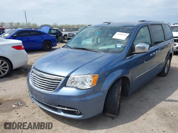 2011 Chrysler Town & Country Limited with VIN 2A4RR6DG0BR716004, listed as a IAAI auction lot 41885649 with 235,612 mi miles. Bid and sale history available at carsss.com. Image 17.