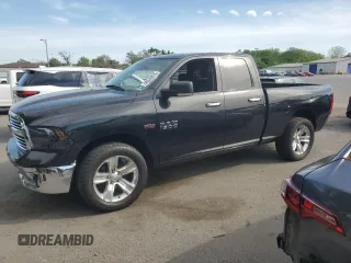 2018 Ram 1500 SLT with VIN 1C6RR7GT8JS346915, listed as a Copart auction lot 56526875 with 90,910 mi miles and Salvage title. Bid and sale history available at DreamBid. Image 1.