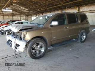 2005 Nissan Armada LE z VIN 5N1AA08A95N702791, wystawiony jako Copart lot #87294824 z przebiegiem 193 372 mil mil oraz Szkoda całkowita • Salvage title. Historia ofert i sprzedaży dostępna na DreamBid. Obrazek 1.