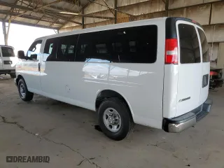 2019 Chevrolet Express Passenger LT with VIN 1GAZGPFG8K1366102, listed as a Copart auction lot 43380245 with 233,267 mi miles and Clean Title. Bid and sale history available at carsss.com. Image 2.