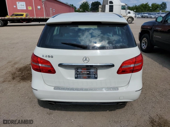 2013 Mercedes-Benz B-Class B 250 Sports Tourer with VIN WDDMH4EBXDJ144401, listed as a Copart auction lot 67289024 with 155,120 mi miles and Salvage Title. Bid and sale history available at carsss.com. Image 6.