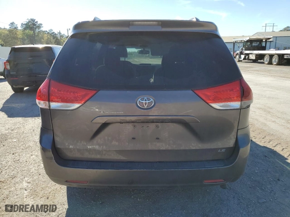 2014 Toyota Sienna LE AAS with VIN 5TDKK3DC1ES461012, listed as a Copart auction lot 49602665 with 206,989 mi miles and Salvage Title. Bid and sale history available at carsss.com. Image 6.