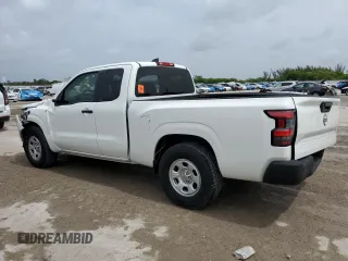 2024 Nissan Frontier S with VIN 1N6ED1CL8RN640752, listed as a Copart auction lot 62077035 with 14,425 mi miles and Salvage title. Bid and sale history available at DreamBid. Image 2.