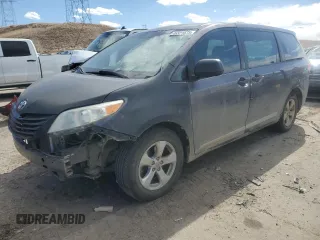 2012 Toyota Sienna with VIN 5TDZK3DC1CS183949, listed as a Copart auction lot 46521575 with 128,274 mi miles and Non Repairable. Bid and sale history available at carsss.com. Image 1.