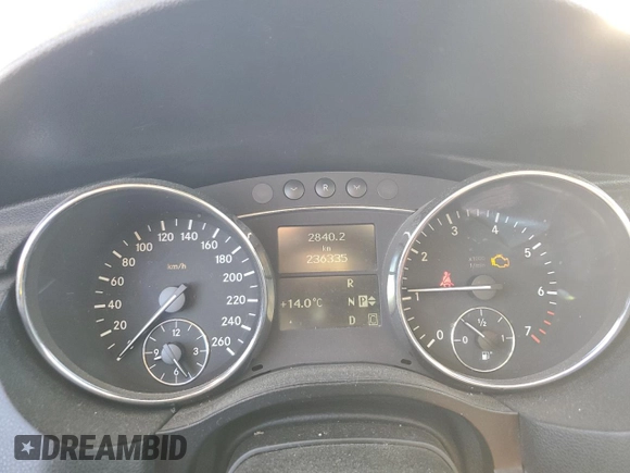 2007 Mercedes-Benz R 3.5L with VIN 4JGCB65E97A060454, listed as a Copart auction lot 55464495 with 236,335 mi miles and Clean Title. Bid and sale history available at carsss.com. Image 9.