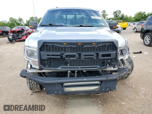 2014 Ford F-150 XL with VIN 1FTFW1EF7EKF37083, listed as a Copart auction lot 55211175 with 205,902 mi miles and Salvage title. Bid and sale history available at DreamBid. Image 5.