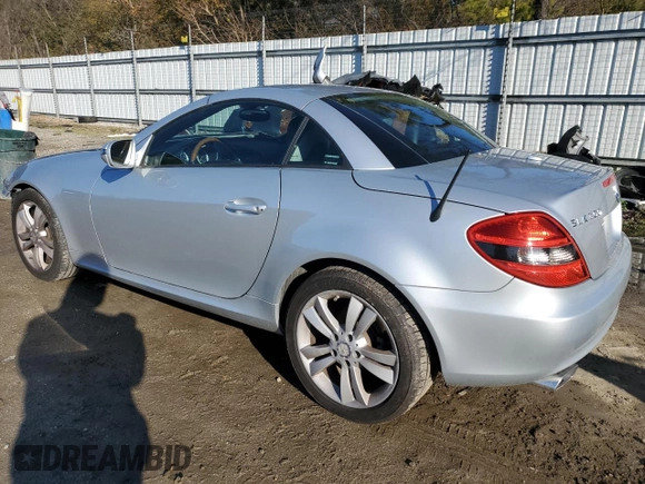 2010 Mercedes-Benz SLK-Class SLK 300 with VIN WDBWK5EA7AF226326, listed as a Copart auction lot 45926775 with 76,646 mi miles and Salvage Title. Bid and sale history available at carsss.com. Image 2.