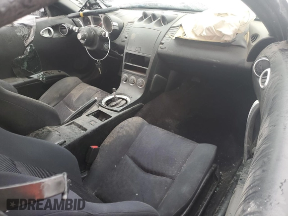 2004 Nissan 350Z Enthusiast with VIN JN1AZ34D94M102763, listed as a Copart auction lot 45170465 with 132,133 mi miles and Salvage Title. Bid and sale history available at DreamBid. Image 8.