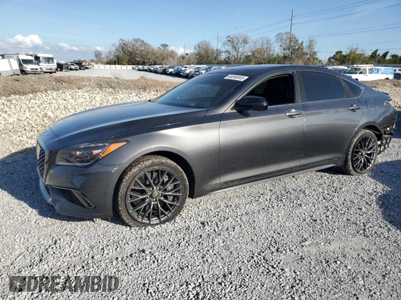 2018 Genesis G80 Sport with VIN KMHGN4JB0JU256636, listed as a Copart auction lot 44049345 with Not Provided miles and Clean Title. Bid and sale history available at DreamBid. Image 1.