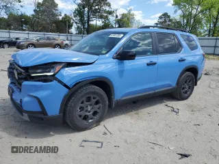 2024 Honda Pilot TrailSport z VIN 5FNYG1H62RB027101, wystawiony jako Copart lot #52981385 z przebiegiem 30 846 mil mil oraz Szkoda całkowita • Salvage title. Historia ofert i sprzedaży dostępna na DreamBid. Obrazek 1.
