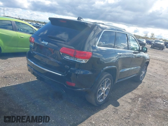 2020 Jeep Grand Cherokee Overland with VIN 1C4RJFCGXLC297961, listed as a IAAI auction lot 40584009 with 46,987 mi miles. Bid and sale history available at carsss.com. Image 4.