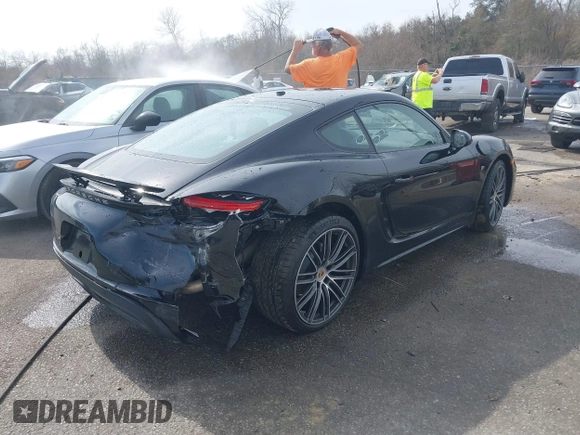 2024 Porsche 718 Cayman with VIN WP0AA2A89RK255443, listed as a IAAI auction lot 41390248 with 3,098 mi miles and . Bid and sale history available at DreamBid. Image 4.