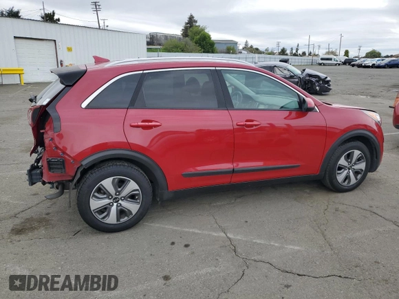 2018 Kia Niro LX with VIN KNDCB3LC1J5153943, listed as a Copart auction lot 49508495 with 135,598 mi miles and Salvage Title. Bid and sale history available at carsss.com. Image 3.