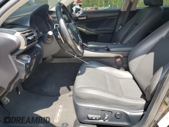 2017 Lexus IS 300 with VIN JTHCM1D22H5016393, listed as a Copart auction lot 59848545 with 77,893 mi miles and Salvage title. Bid and sale history available at DreamBid. Image 7.