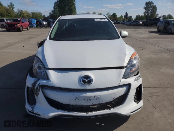 2012 Mazda 3 i Touring with VIN JM1BL1V83C1581108, listed as a Copart auction lot 55108215 with 170,001 mi miles and Salvage title. Bid and sale history available at DreamBid. Image 5.