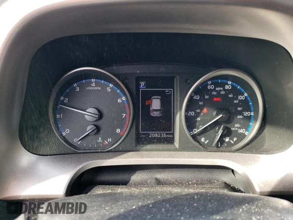 2018 Toyota RAV4 LE with VIN JTMBFREV8JJ260321, listed as a Copart auction lot 50588215 with 208,236 mi miles and Salvage title. Bid and sale history available at DreamBid. Image 9.