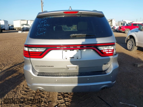 2020 Dodge Durango GT Plus with VIN 1C4RDHDG3LC381119, listed as a IAAI auction lot 41669716 with 55,207 mi miles and . Bid and sale history available at carsss.com. Image 16.
