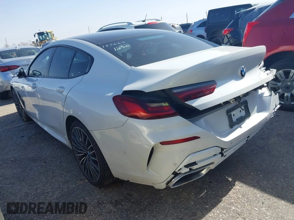 2020 BMW 8 Series 840i with VIN WBAGV2C05LCD81080, listed as a IAAI auction lot 41559935 with 65,027 mi miles. Bid and sale history available at carsss.com. Image 3.