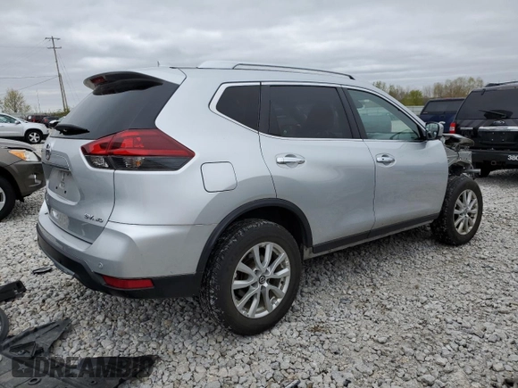 2020 Nissan Rogue S with VIN KNMAT2MV6LP533110, listed as a Copart auction lot 51411234 with 96,537 mi miles and Salvage Title. Bid and sale history available at carsss.com. Image 3.