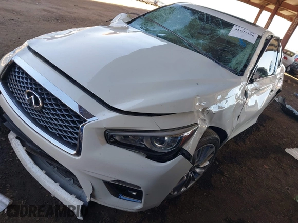 2020 Infiniti Q50 EDITION 30 with VIN JN1EV7APXLM201755, listed as a IAAI auction lot 41505386 with 52,316 mi miles and . Bid and sale history available at carsss.com. Image 17.