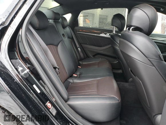 2018 Genesis G80 3.3T Sport with VIN KMHGN4JB5JU222384, listed as a Copart auction lot 42036785 with 38,516 mi miles and Salvage Title. Bid and sale history available at carsss.com. Image 10.