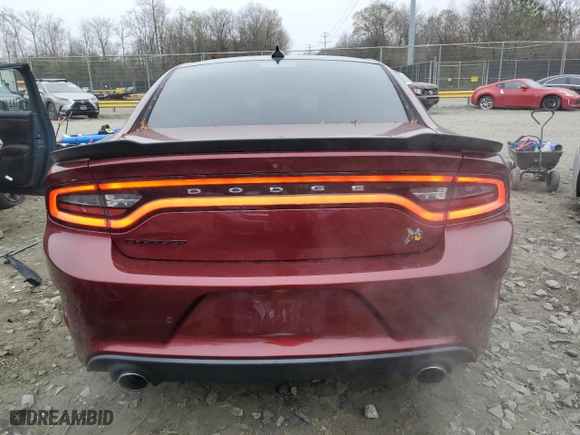 2019 Dodge Charger Scat Pack with VIN 2C3CDXGJ8KH588614, listed as a Copart auction lot 84478674 with 61,131 mi miles and Salvage Title. Bid and sale history available at carsss.com. Image 6.