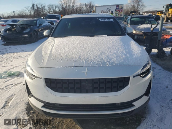 2022 Polestar 2 with VIN LPSED3KA3NL054263, listed as a Copart auction lot 89042935 with 29,629 mi miles and Salvage Title. Bid and sale history available at carsss.com. Image 5.