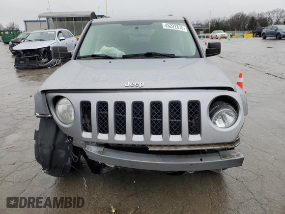 2017 Jeep Patriot Sport SE with VIN 1C4NJPBA4HD211370, listed as a Copart auction lot 45222815 with 50,931 mi miles and Salvage Title. Bid and sale history available at carsss.com. Image 5.