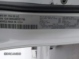2021 Jeep Cherokee Latitude Lux z VIN 1C4PJMMX4MD221786, wystawiony jako IAAI lot #42432825 z przebiegiem 54 297 mil mil oraz . Historia ofert i sprzedaży dostępna na DreamBid. Obrazek 9.