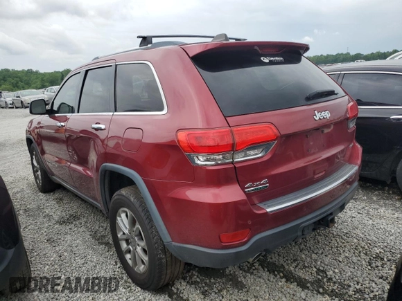2014 Jeep Grand Cherokee Limited с VIN 1C4RJFBMXEC409071, выставлен на аукционе Copart как лот 58671325 с пробегом 215 044 миль миль и Чистый • Clean title. История ставок и продаж доступна на DreamBid. Изображение 2.