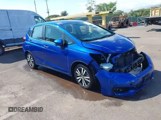 2019 Honda Fit EX z VIN 3HGGK5H81KM743669, wystawiony jako IAAI lot #41868946 z przebiegiem 54 991 mil mil oraz . Historia ofert i sprzedaży dostępna na DreamBid. Obrazek 1.