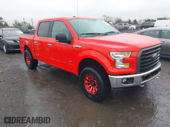 2016 Ford F-150 XLT with VIN 1FTEW1EG8GFA36719, listed as a IAAI auction lot 41971913 with 105,484 mi miles. Bid and sale history available at carsss.com. Image 1.