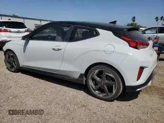 2019 Hyundai Veloster Turbo with VIN KMHTH6AB4KU014810, listed as a Copart auction lot 49254225 with 49,115 mi miles and Salvage Title. Bid and sale history available at carsss.com. Image 2.