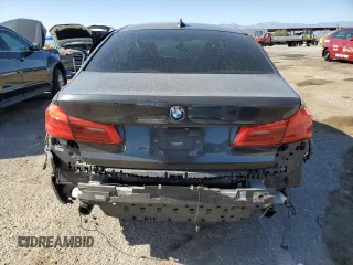 2020 BMW 5 Series 530e with VIN WBAJA9C02LCE53489, listed as a Copart auction lot 56739195 with Not provided miles and Salvage title. Bid and sale history available at DreamBid. Image 6.