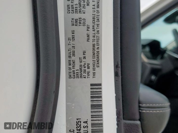 2021 Jeep Grand Cherokee Limited with VIN 1C4RJJBG9M8143251, listed as a Copart auction lot 58413385 with 60,787 mi miles and Salvage title. Bid and sale history available at DreamBid. Image 14.
